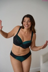 Bra soft black with green BM Galway