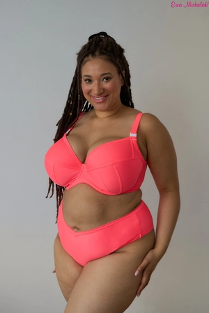 Bra semi-soft neon coral FB-PL Swimsuit Wściekły Koral