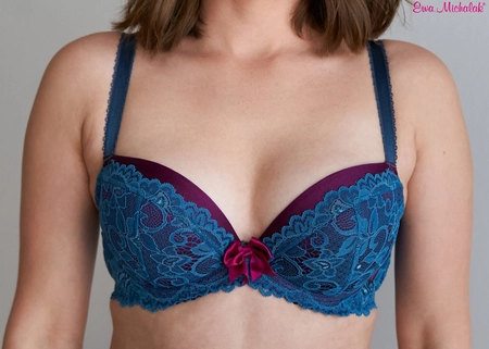 Bra padded petrol PL Firletka