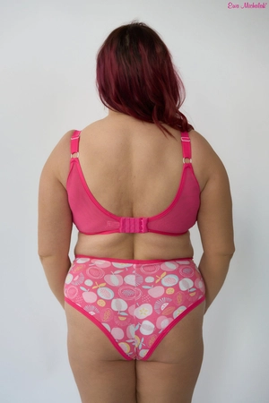 Top without underwires pink Cotton Sleeping Top FB Owocycki
