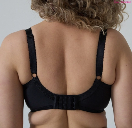 Bra soft black with red BML Red Bella