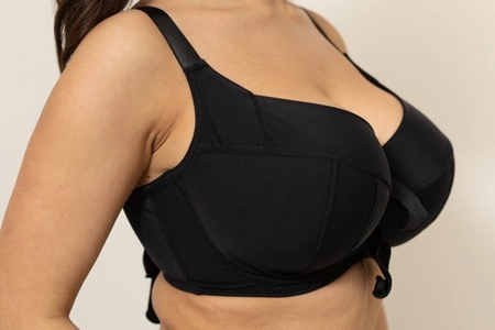Bra semi-soft black SF Swimsiut Czarna Mamba