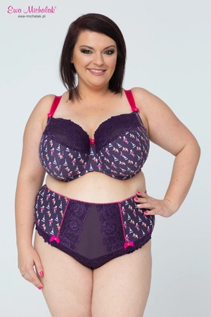 Bra semi-soft purple multicolor FB Marilyn M.