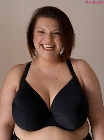 Bra semi-soft black FB-PL Swimsuit Czarna Mamba