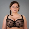 Bra soft black SM Czarna Mgiełka