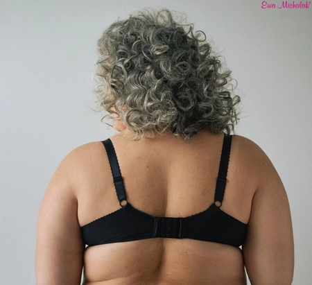 Bra soft black with green BML Hella