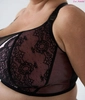 Top without underwire black with pink Top FB Rosa Bella